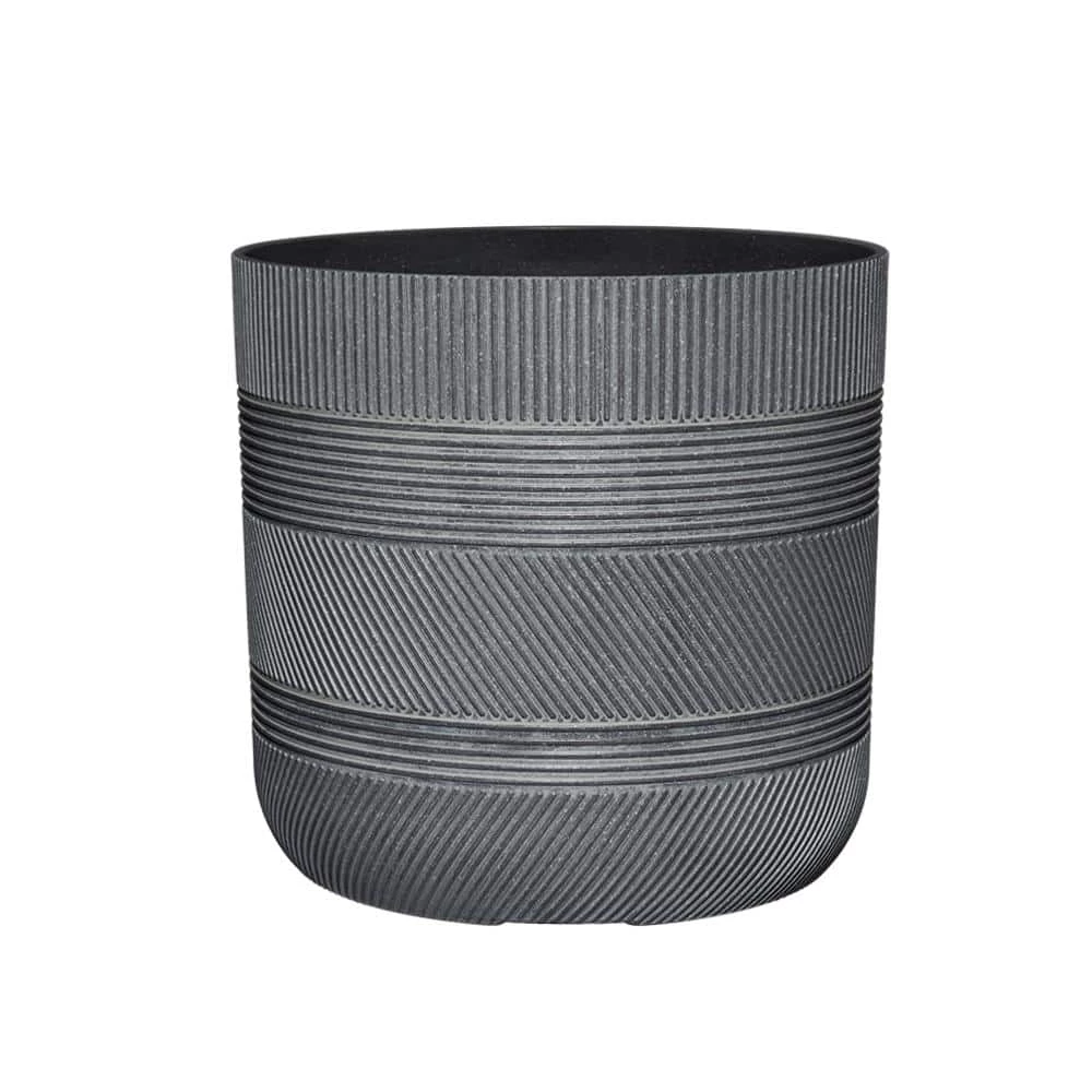 Classic Home & Garden Richmond 15 in. x 15 in. Raven Wash Resin Self-Watering Planter 3 Classic Home & Garden Richmond 15 in. x 15 in. Raven Wash Resin Self-Watering Planter