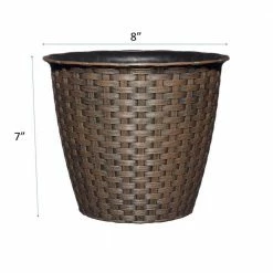 Classic Home & Garden Nantucket Resin Planter 8 in. Russet 9 Classic Home & Garden Nantucket Resin Planter 8 in. Russet -Cheap Good Directions Store russet classic home garden plant pots 34208d 408r 1f 1000