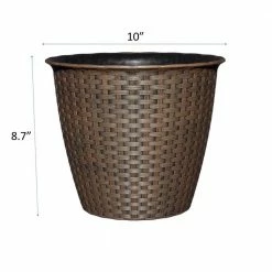 Classic Home & Garden Nantucket 10 in. Russet Resin Planter 9 Classic Home & Garden Nantucket 10 in. Russet Resin Planter -Cheap Good Directions Store russet classic home garden plant pots 34210d 408r 1f 1000