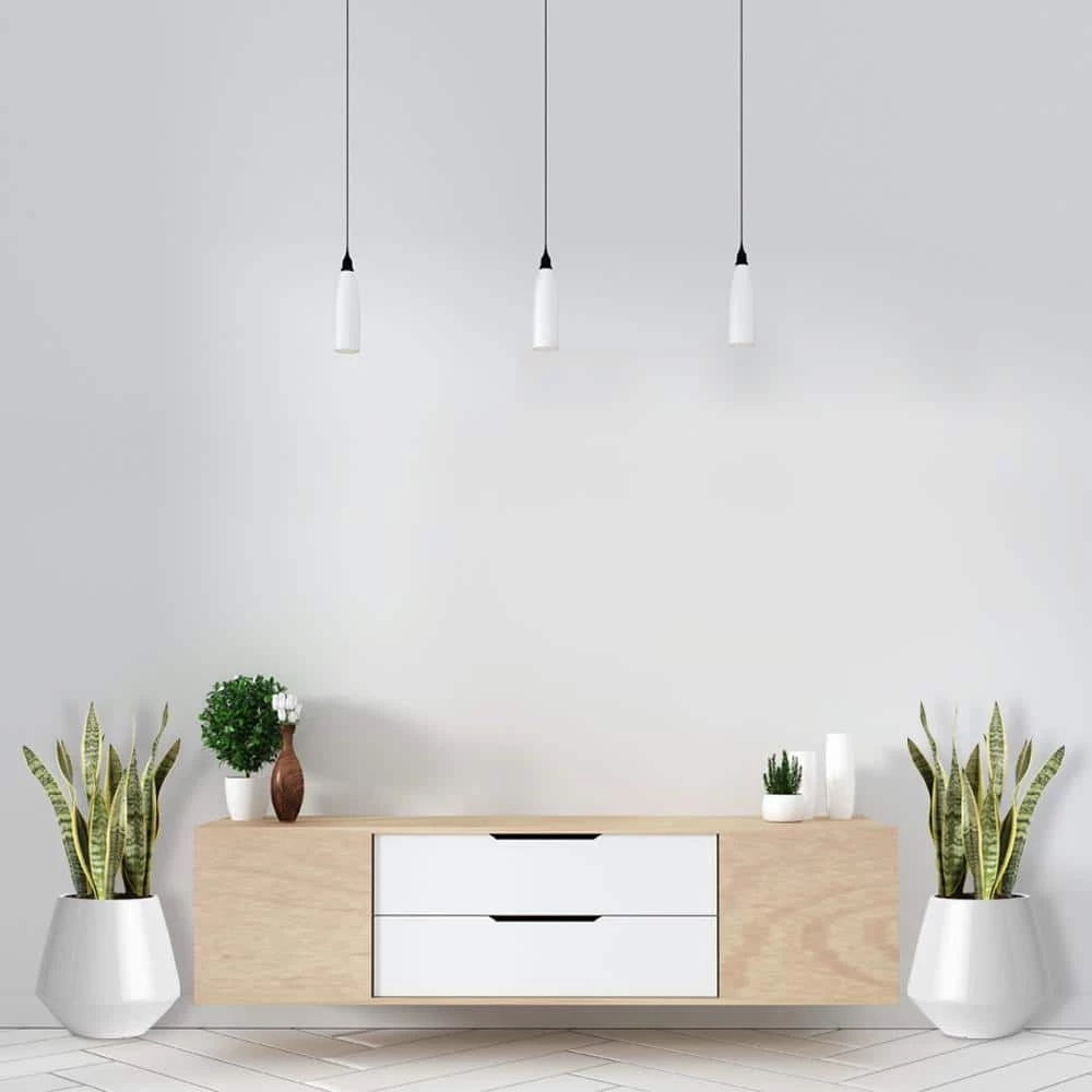 Classic Home & Garden 16 in. Mid Century Stark White Resin Planter (2-Pack) 4 Classic Home & Garden 16 in. Mid Century Stark White Resin Planter (2-Pack) - Image 2