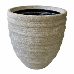 Classic Home & Garden Norwich 22 in. Natural LavaStone Planter