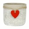 Classic Home & Garden Heart Large Whitewash Cement Pot Planter 2 Classic Home & Garden Heart Large Whitewash Cement Pot Planter -Cheap Good Directions Store whitewash classic home garden plant pots 210028p 396 64 1000